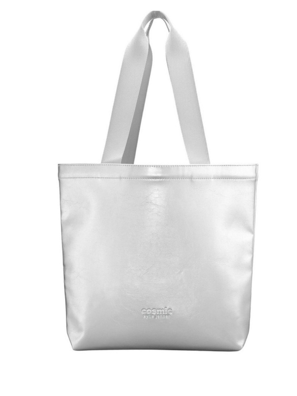 Kylie Jenner Silver Cosmic Tote Bag